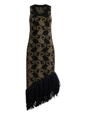 エトロ　ワンピース ETRO エトロ ワンピース Paisley pleated metallic silk 738993