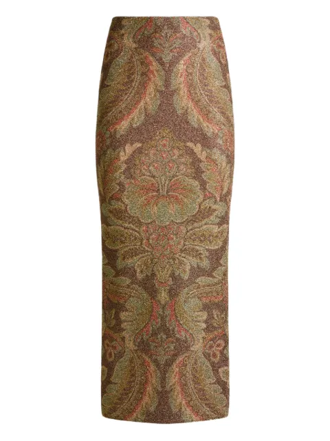 ETRO paisley-pattern midi skirt