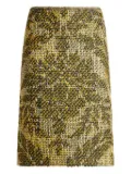 ETRO jacquard basketweave skirt - Neutrals