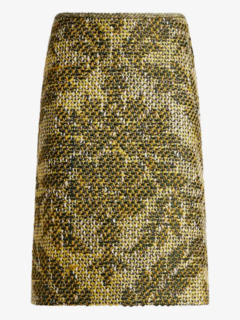 ETRO jacquard basketweave skirt