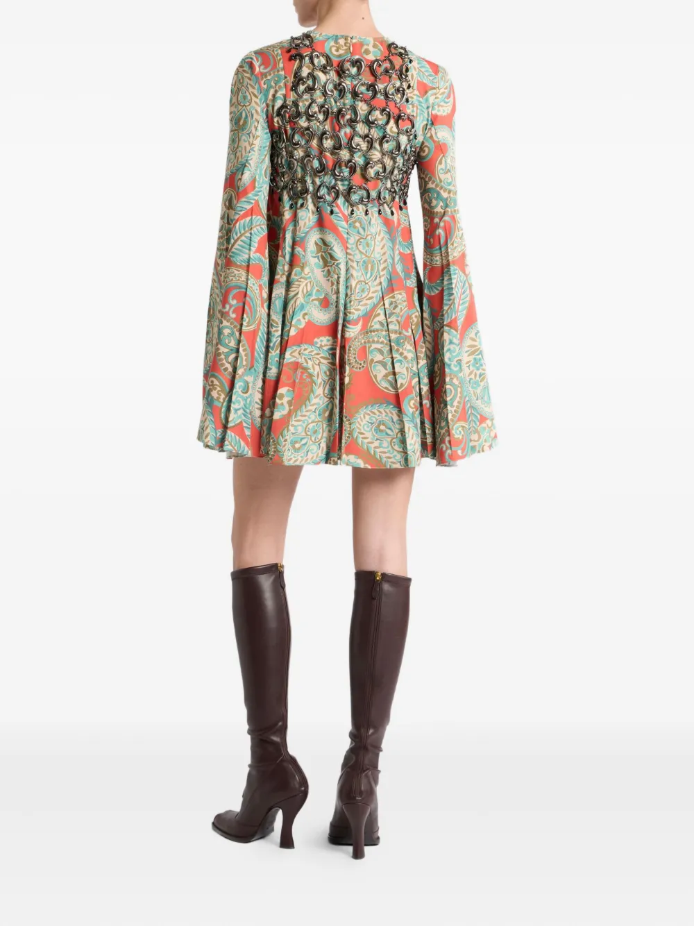 ETRO Top met paisley-print Zwart
