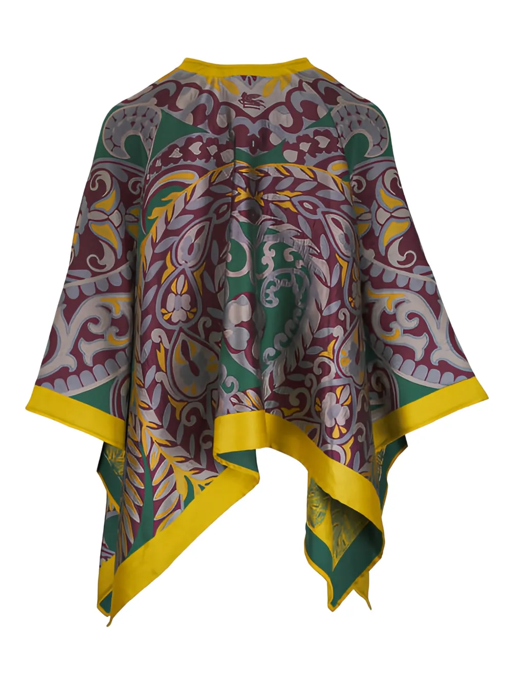  Etro Paisley-motif Cape - Green 