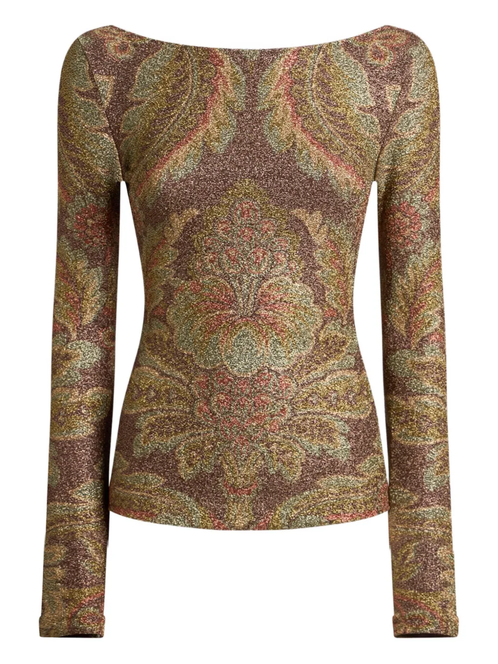 paisley glitter top