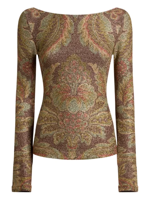 ETRO Oberteil im Glitter-Look