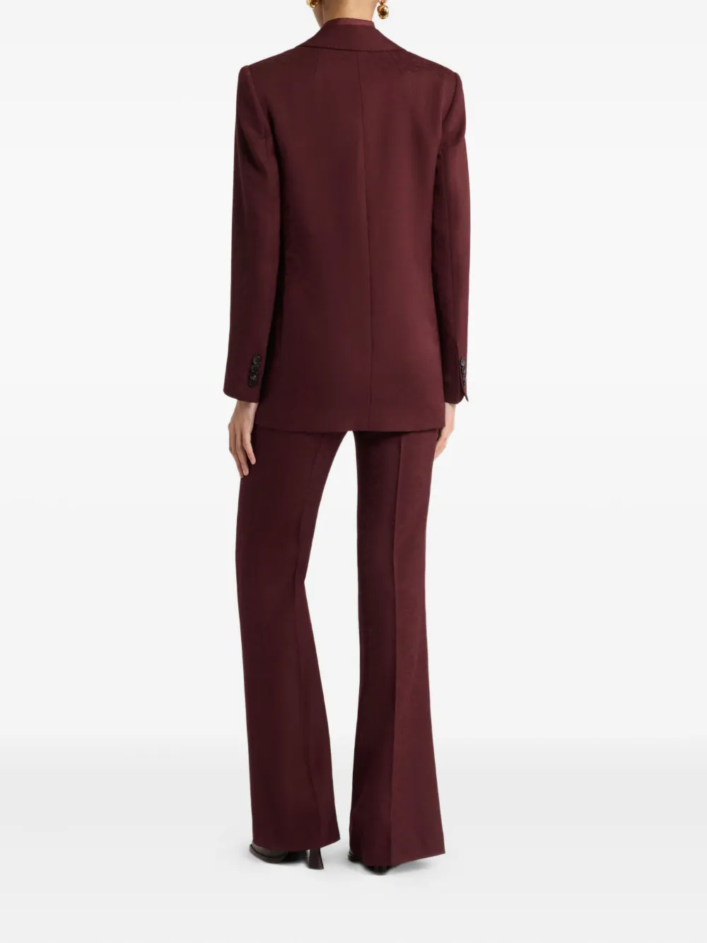 ETRO Jack met enkele rij knopen Rood