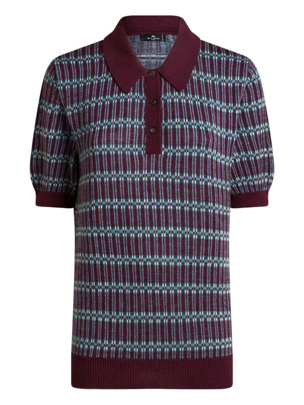 jacquard polo shirt