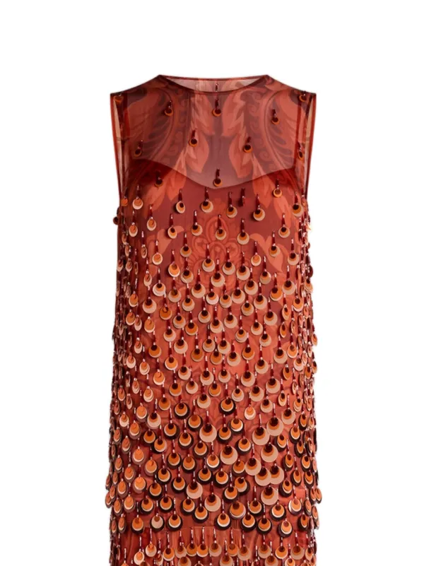 strapless open back dress Red Sequin Crop Top – Happily Ever Belle main image 1