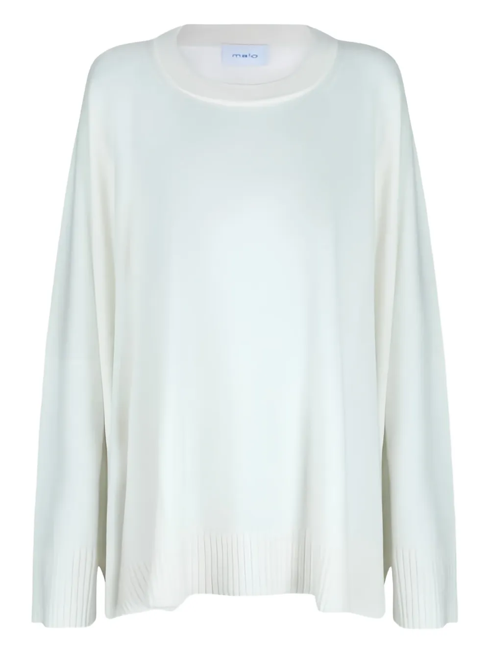 Malo long-sleeved cashmere top | White | Image 1