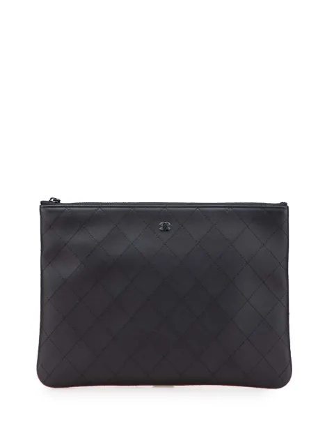 CHANEL Pre-Owned 2021-2025 Medium Stitched Calfskin CC Cosmetic Case clutch bag