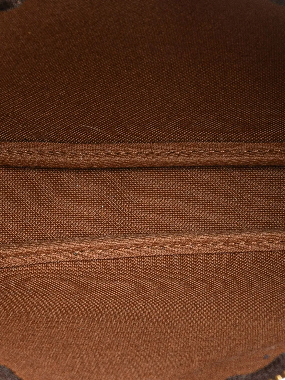 Pre-owned Louis Vuitton 2000 Monogram Pochette Accessoires Shoulder Bag In Brown