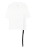 Rick Owens DRKSHDW Walrus asymmetrical-hem organic-cotton T-shirt - White