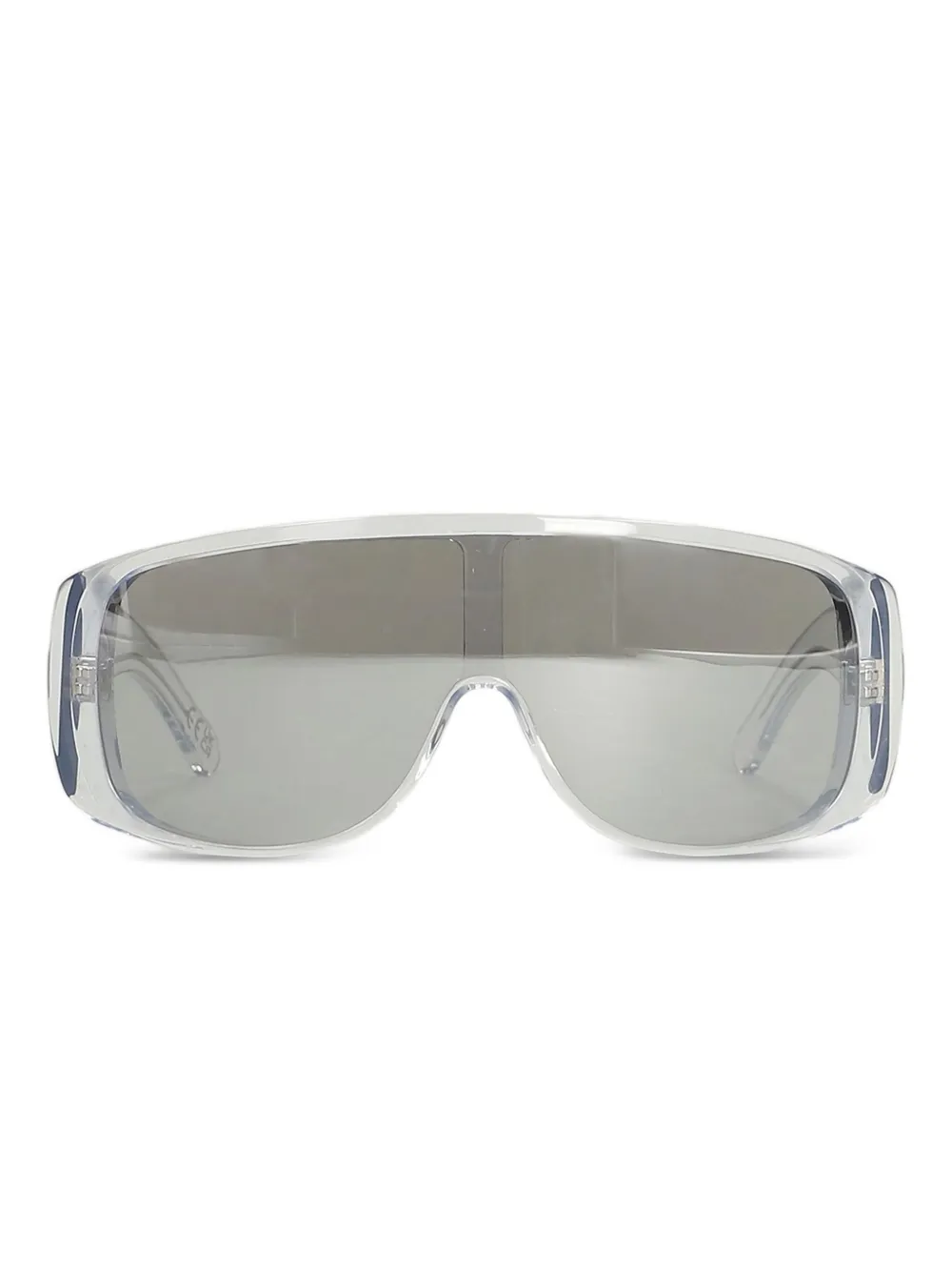 Retrosuperfuture P55 shield-frame sunglasses | Silver | Image 1