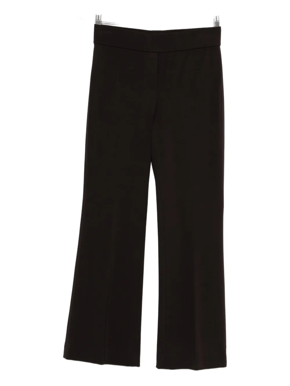 Seductive Nanette High-waisted Flared Trousers In Black