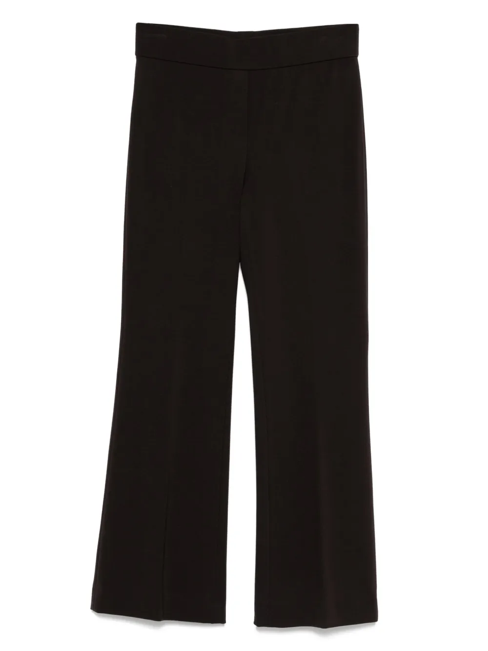 Nanette high-waisted flared trousers