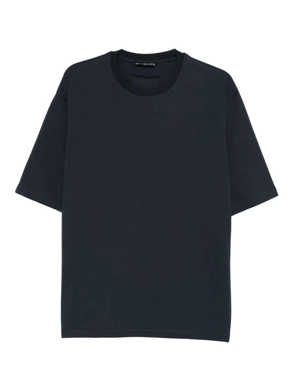 WHITESAND crew-neck cotton T-shirt - Blu