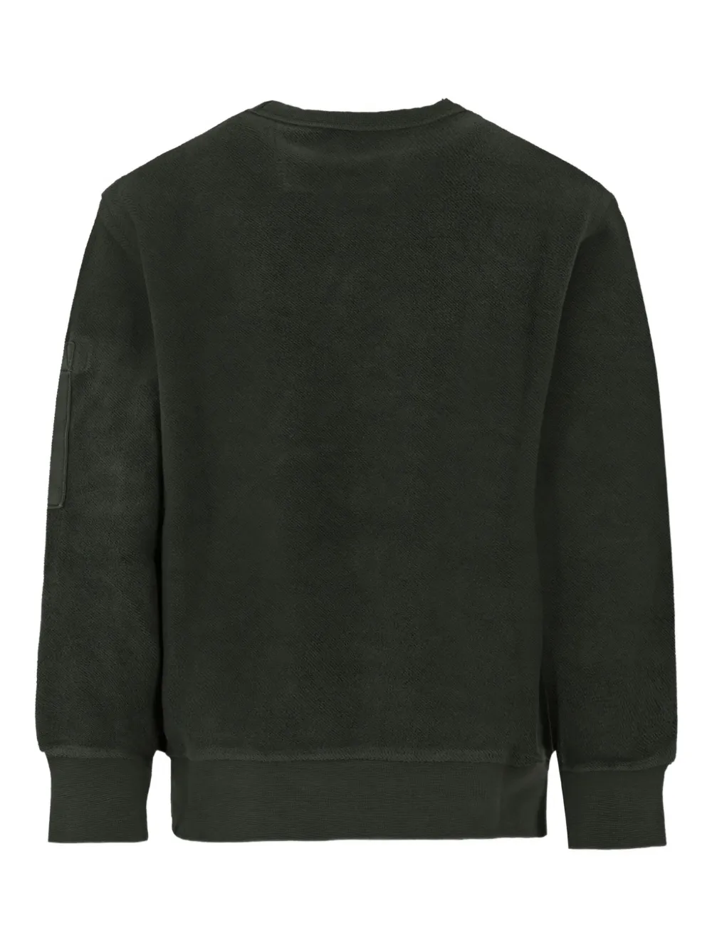 C.P. Company Kids lens-detail crew-neck sweatshirt Groen