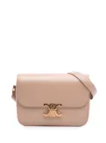 Céline Pre-Owned 2019 Classique Shiny Calfskin Triomphe crossbody bag - Brown