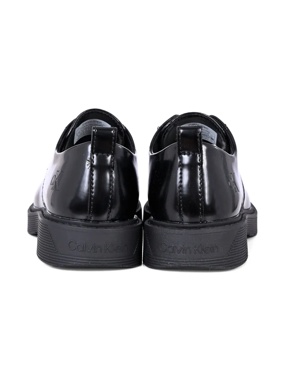 Calvin Klein Kids lace-up mocassins Black