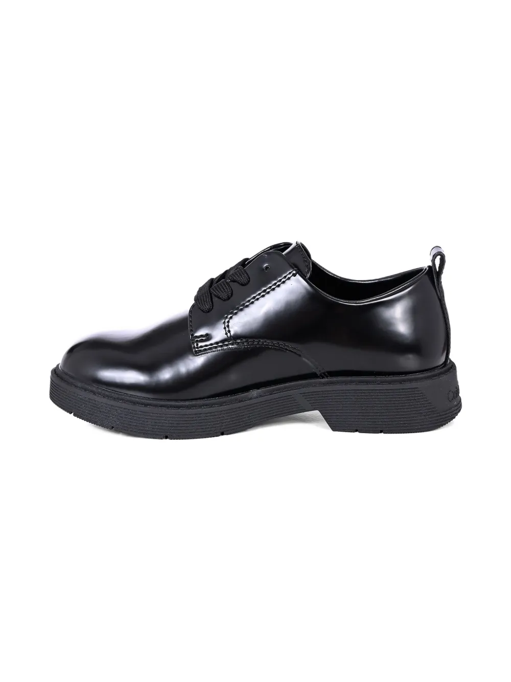 Calvin Klein Kids lace-up mocassins Black