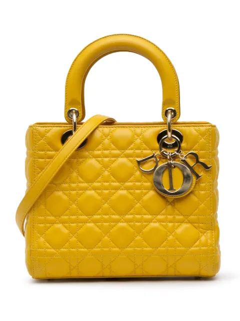 Christian Dior Pre-Owned 2013 Medium Lambskin Cannage Lady Dior satchel