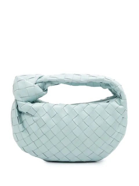 Bottega Veneta Pre-Owned شنطة هلالية 'جودي' صغيرة جلد لين بتصميم إنترشياتو 2012-2025
