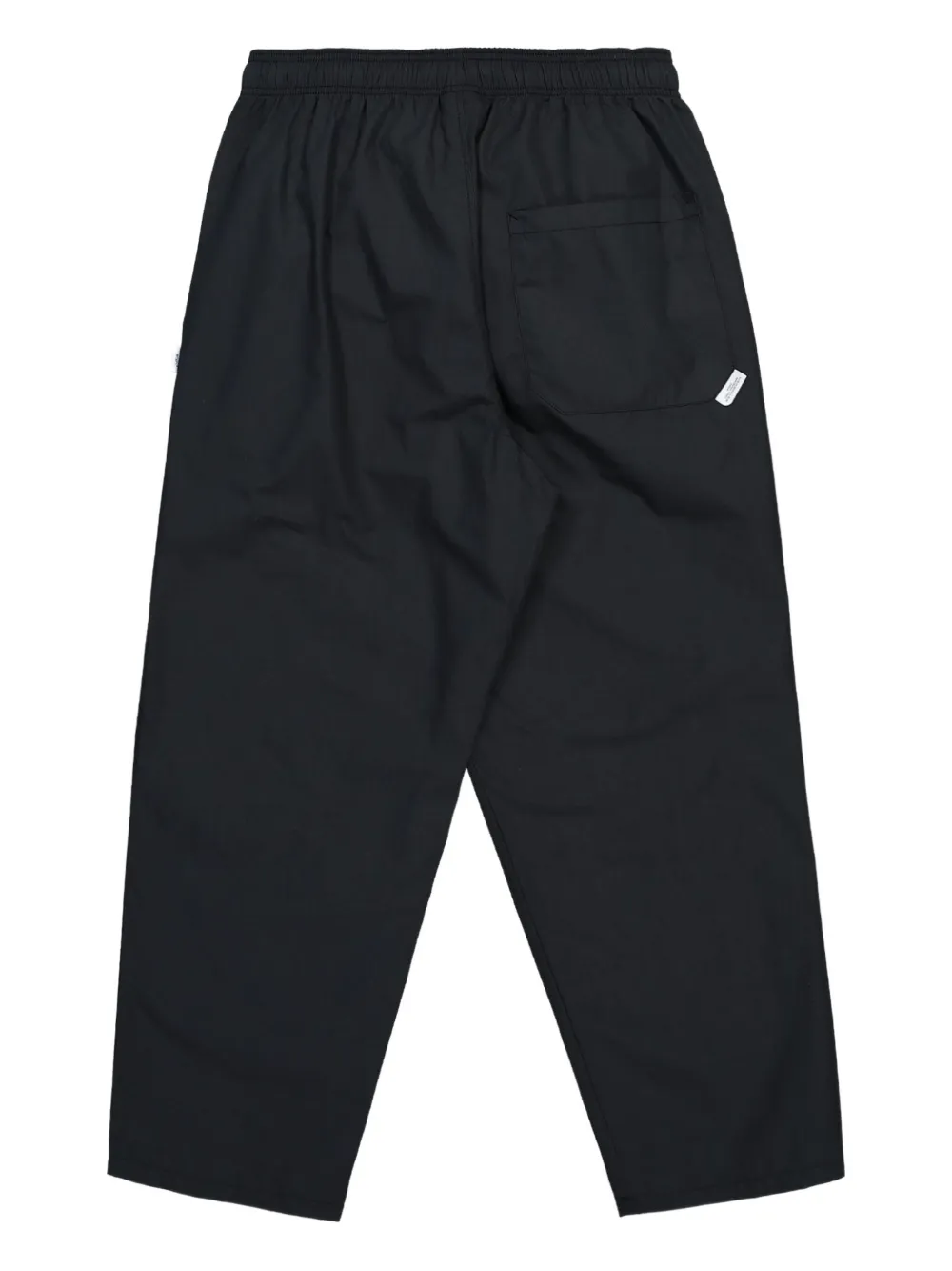 WTAPS Broek van katoenblend met elastische taille - Zwart