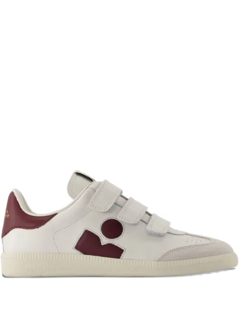 ISABEL MARANT Beth Gb three-strap calfskin sneakers