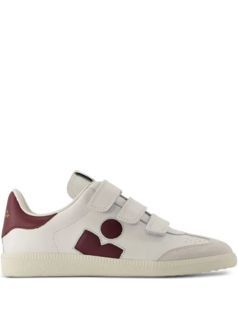 ISABEL MARANT Beth Gb three-strap calfskin sneakers