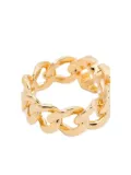 Off-White arrows plaque chain-link ring - Brown