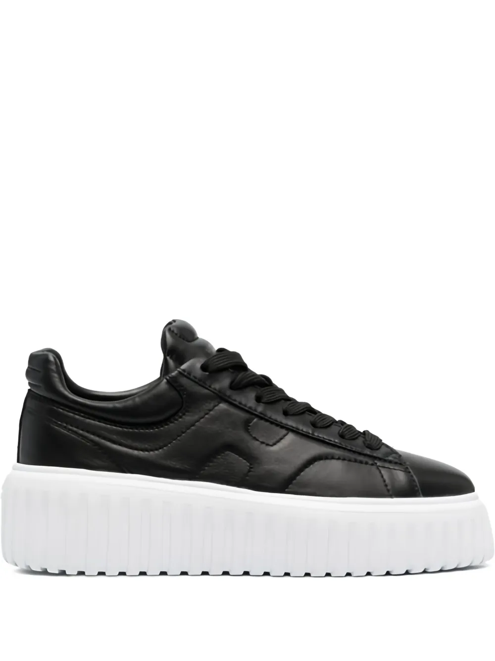 Hogan H-stripes quilted platform lace-up sneakers LE9B999