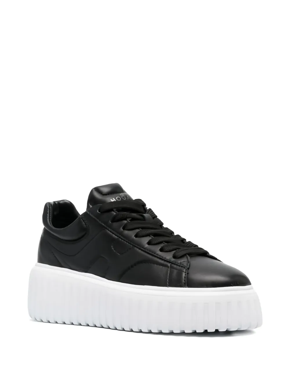 Hogan H-stripes quilted platform lace-up sneakers LE9B999