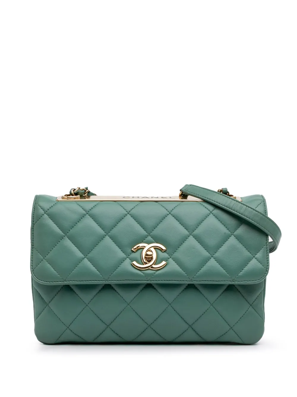 CHANEL Pre-Owned 2014-2015 Quilted Lambskin Trendy CC Flap shoulder CHANEL Pre-Owned 2014-2015 Quilted Lambskin Trendy CC Flap shoulder