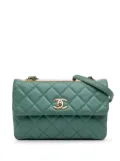 CHANEL Pre-Owned 2014-2015 Quilted Lambskin Trendy CC Flap shoulder bag - Green