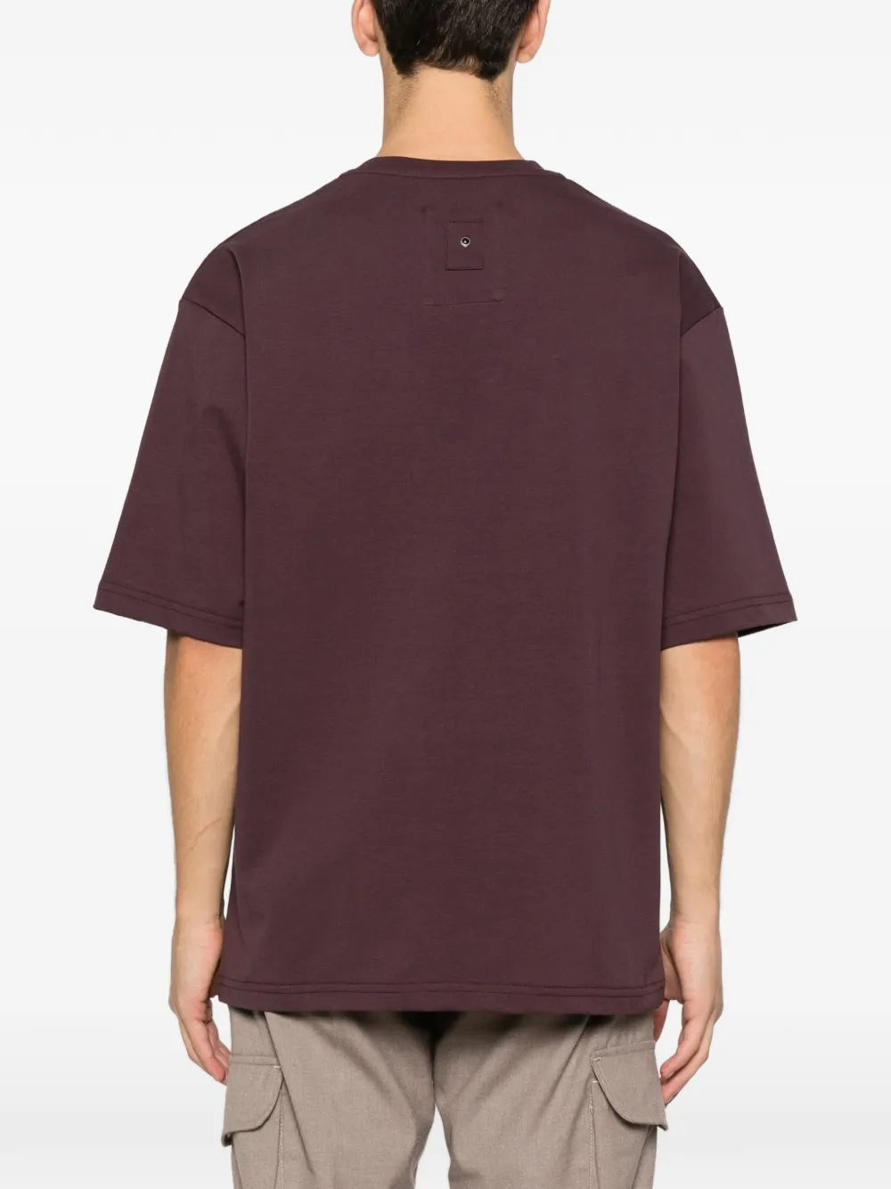 WHITESAND crewneck short-sleeve polo shirt Paars