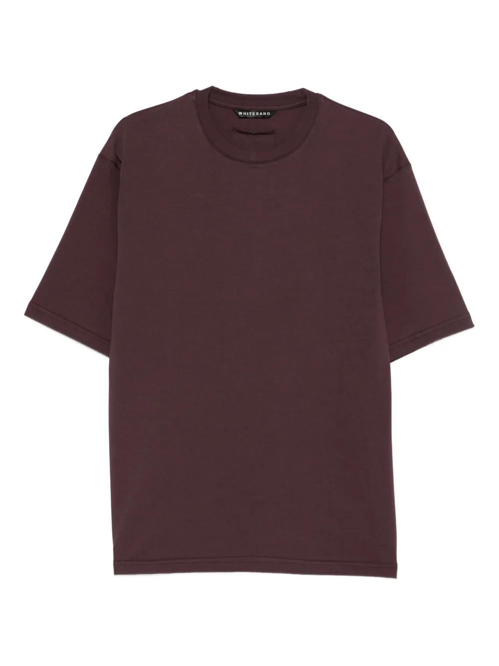 WHITESAND crewneck short-sleeve polo shirt - Violett