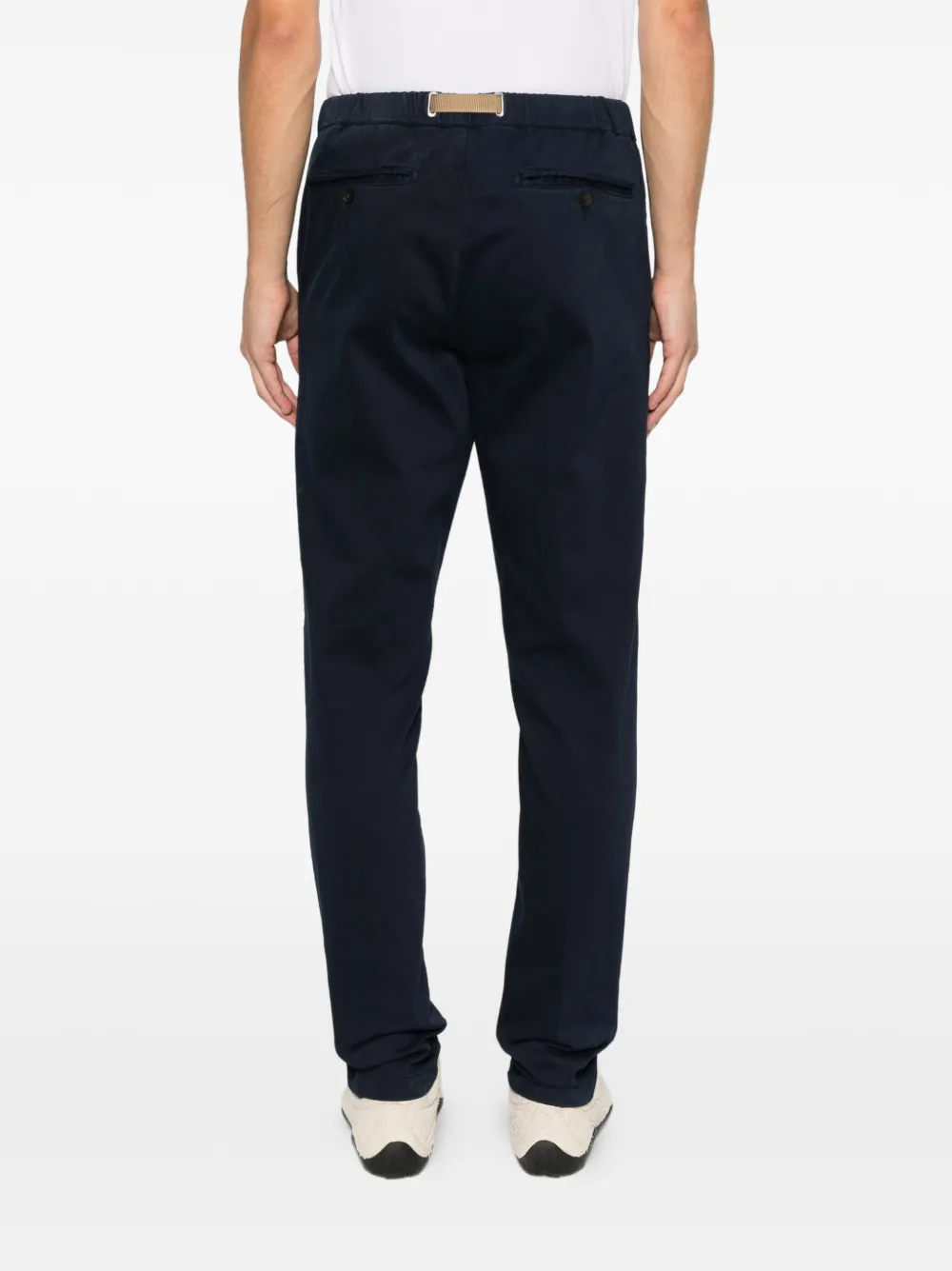 Whitesand Robert Belted Trousers In Blue