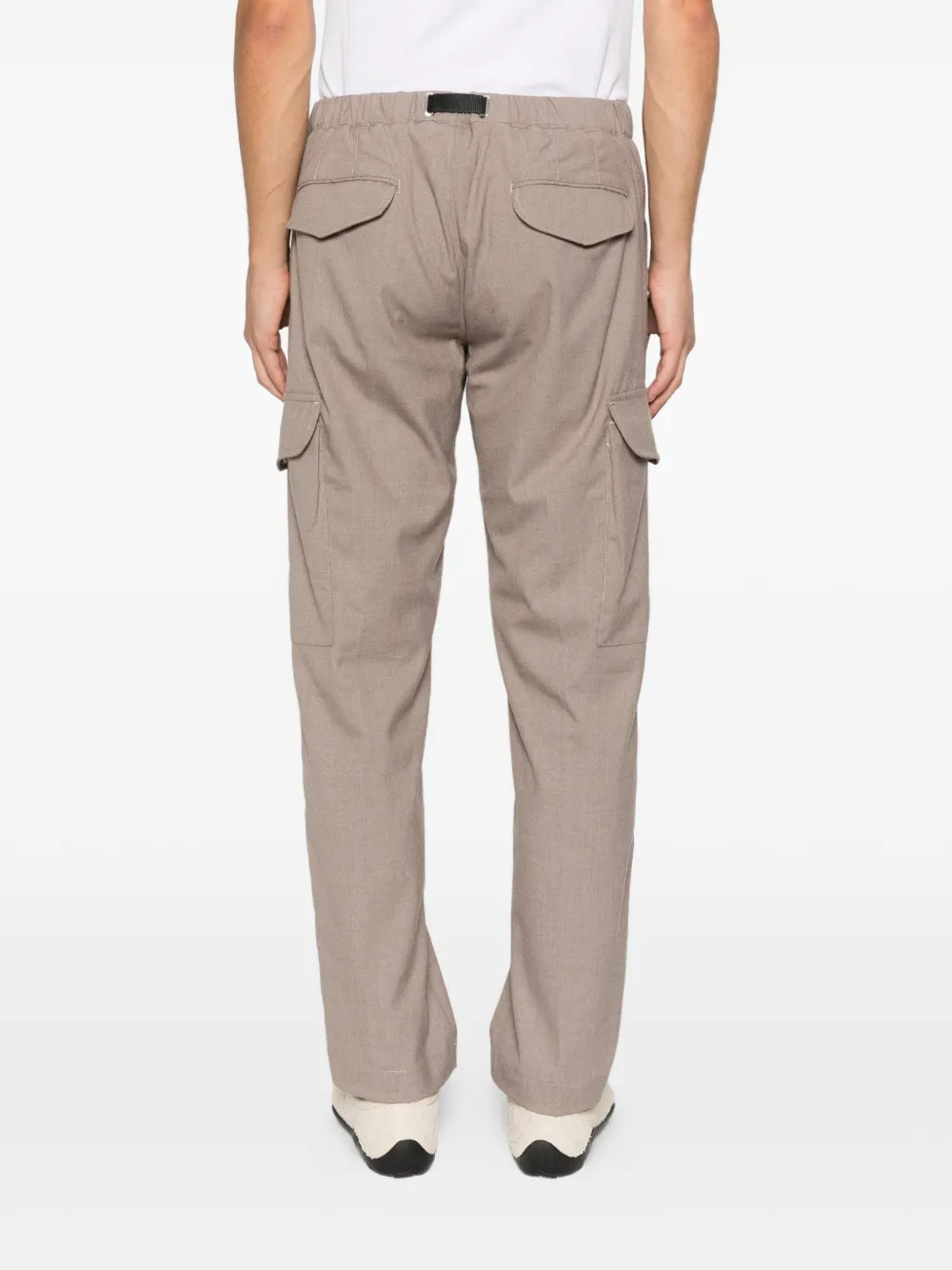 Whitesand Cargo Belted Trousers In Brown