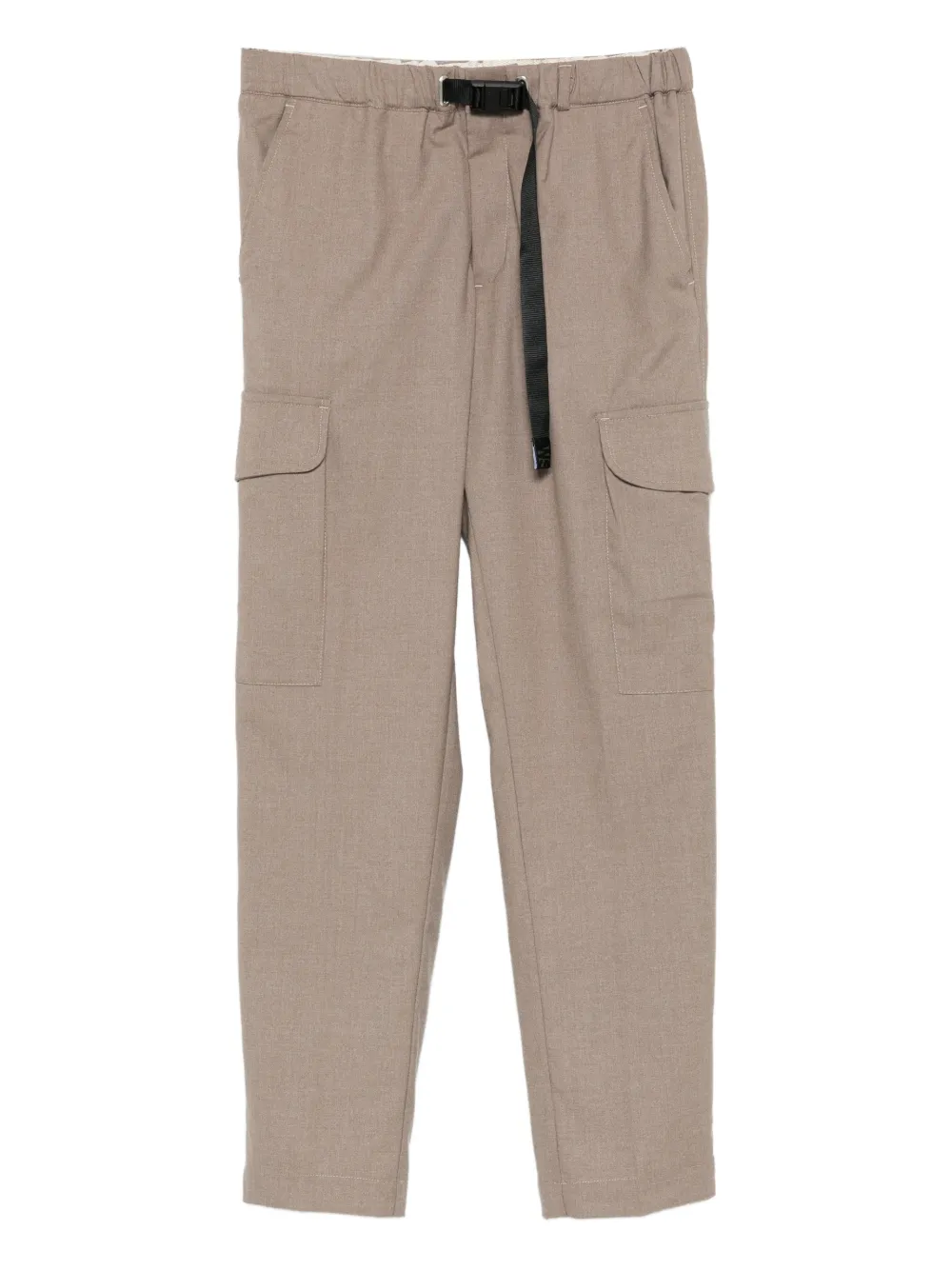 Whitesand Cargo Belted Trousers In Brown