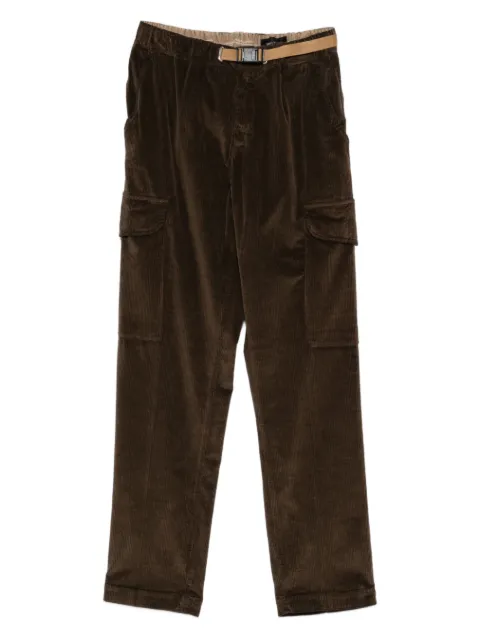 White Sand belt corduroy trousers