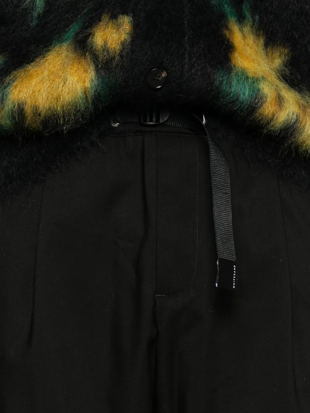 Whitesand Adjustable-belt Trousers In Black