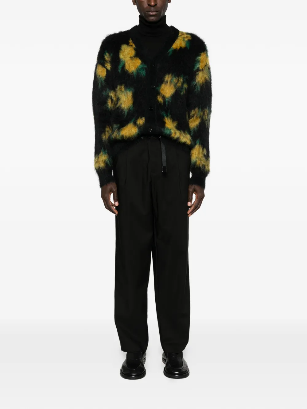 WHITESAND adjustable-belt trousers - Zwart