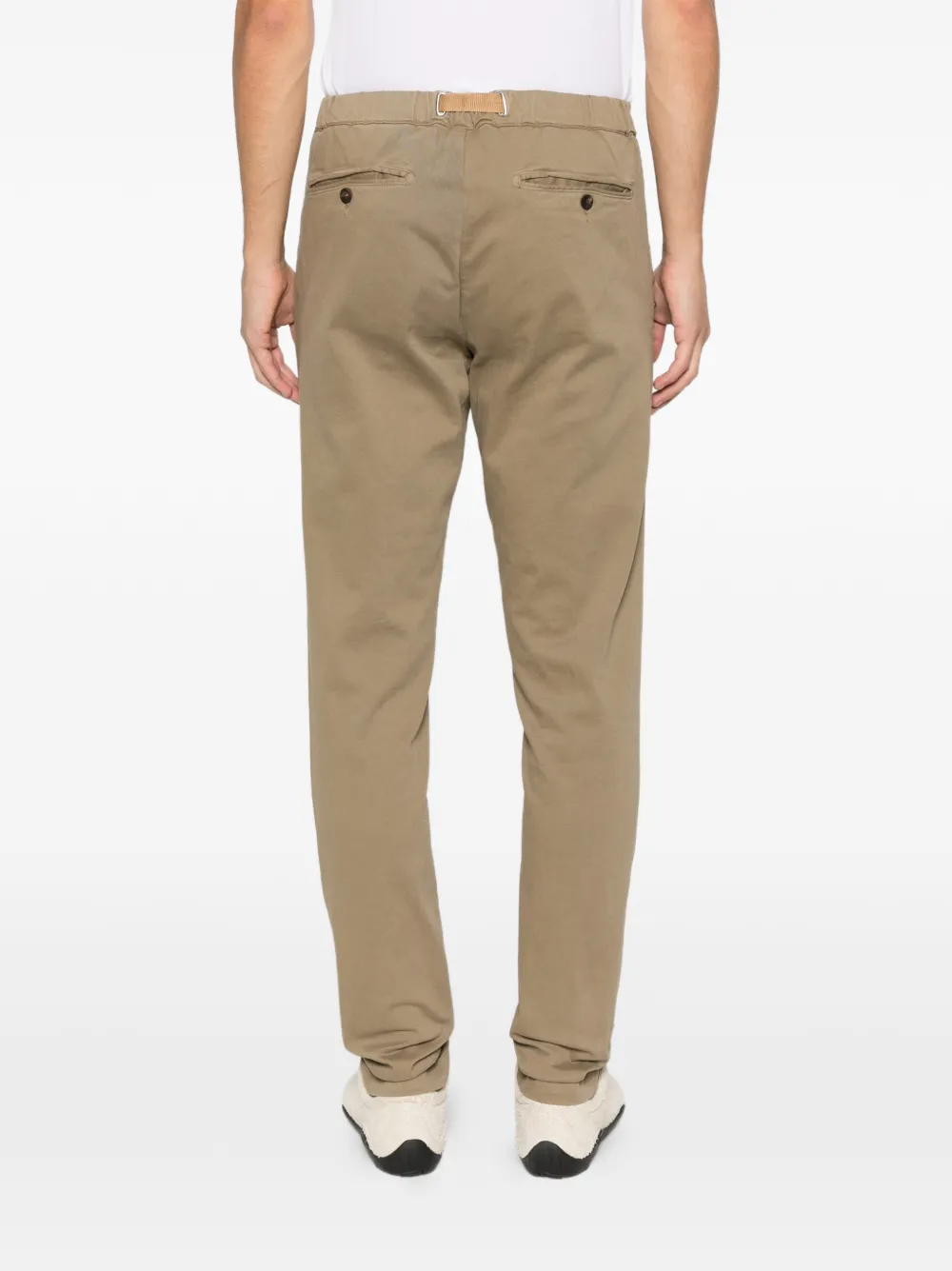 Whitesand Robert Belted Trousers In Brown