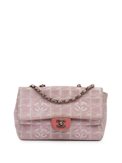 CHANEL Pre-Owned 2000-2002 Medium New Travel Line Nylon Single Flap shoulder bag