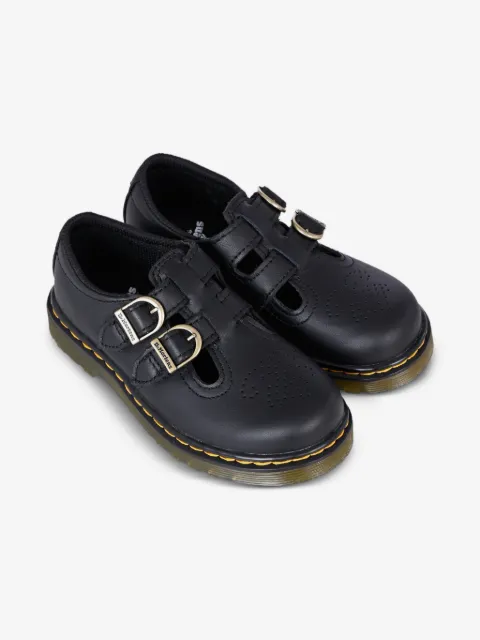 Dr. Martens Kids Mocassim de couro com fivela 8065