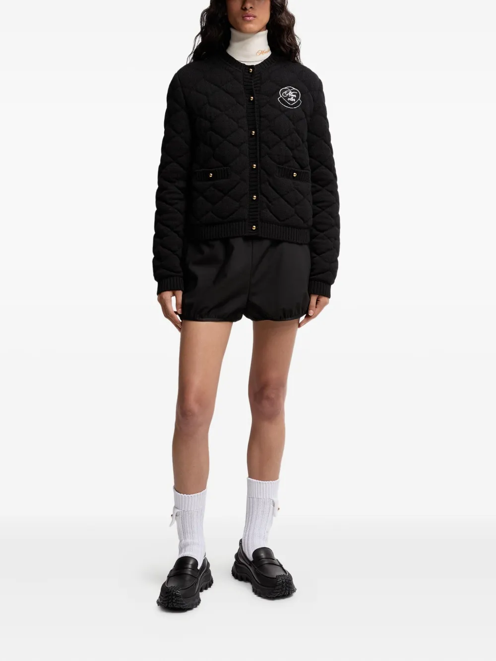 Moncler quilted heart-logo cardigan | Cardigans | Image 2