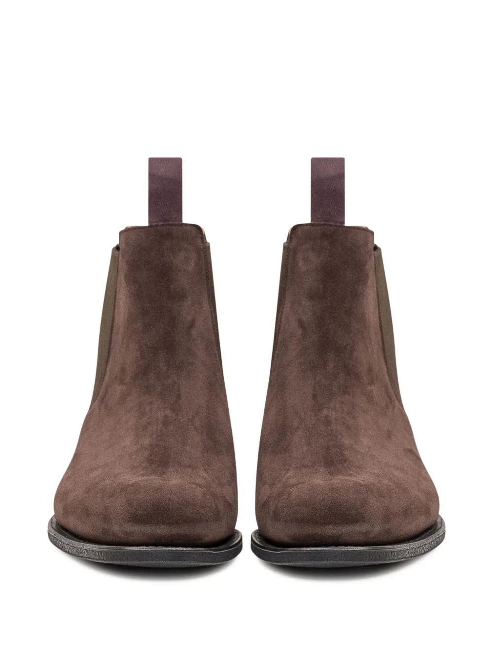 Church's elastic-panels suede boots Brown