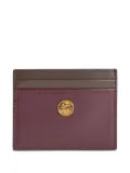 ETRO two-tone leather card holder - Red