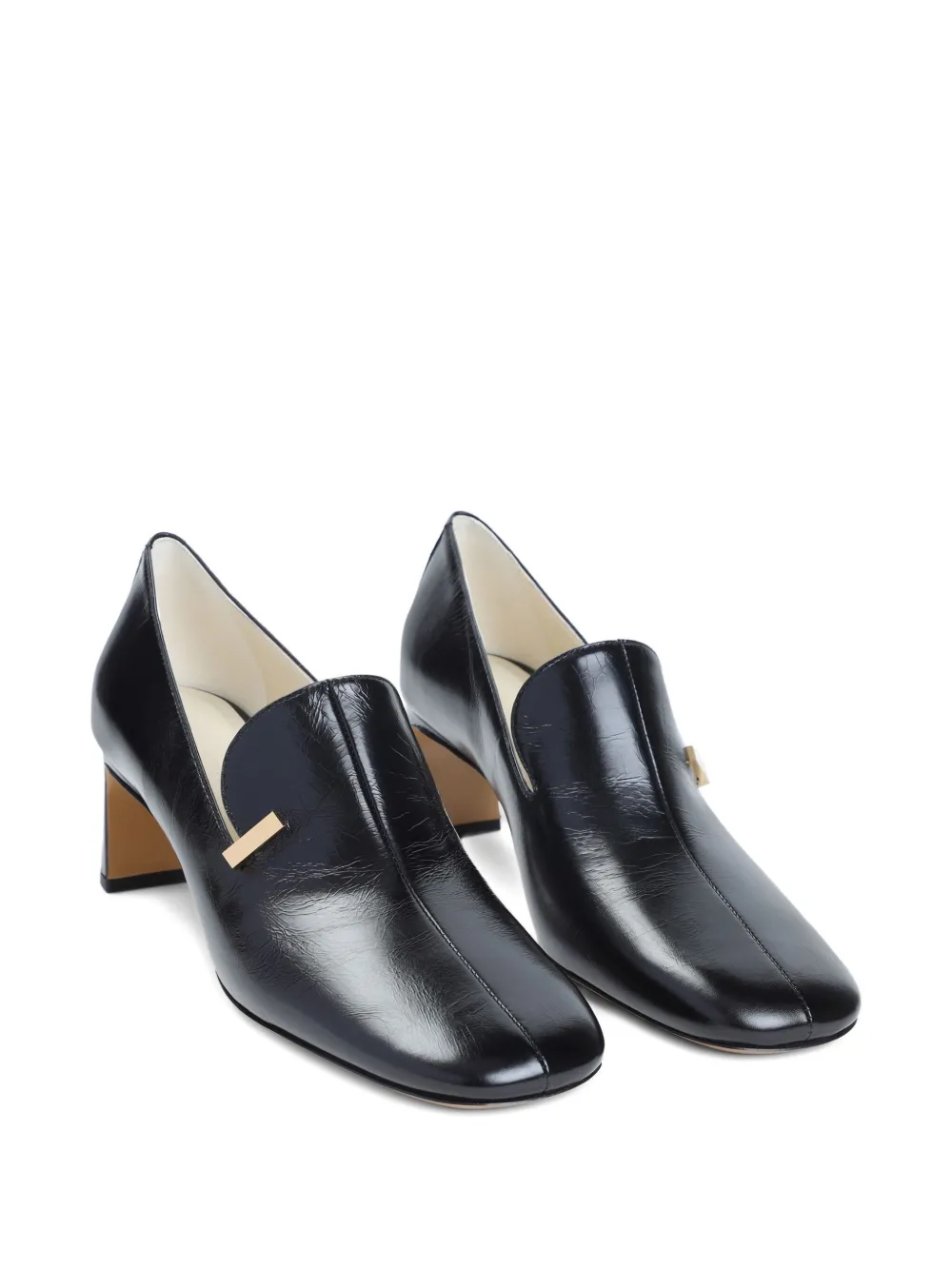 Phoebe Philo 60mm Club leather heeled loafers | Image 2