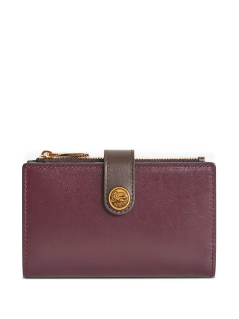 ETRO leather strap wallet