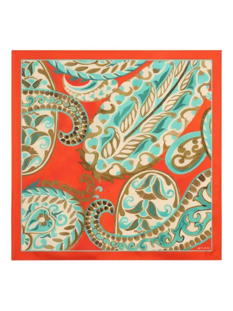 ETRO paisley silk scarf